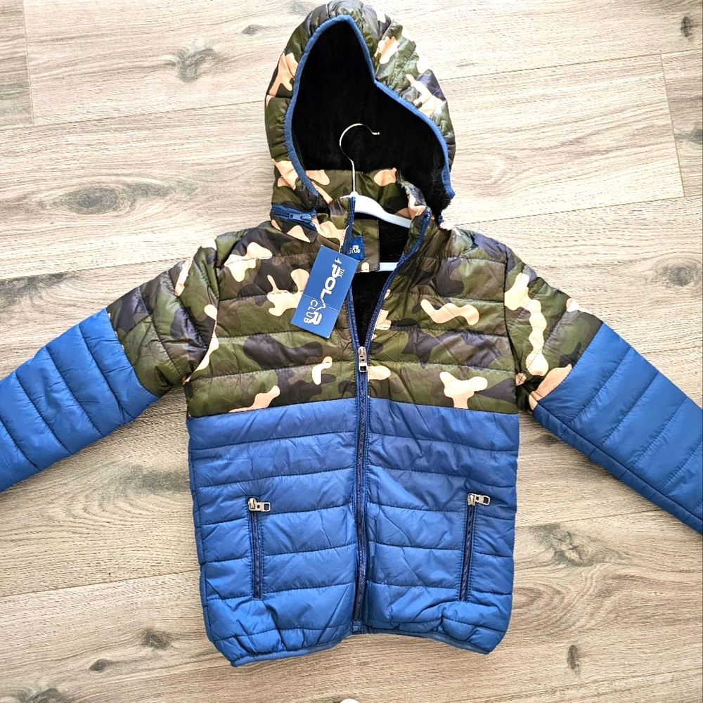 Polar Club Winter Jacket Blue puffer jacket